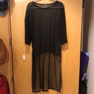 Zara Mesh Tunic Size M